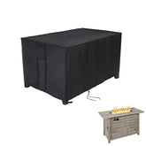 Youlvy front view of covered fire pit table showing full protection