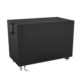 Youlvy front view of cover protecting a metal prep table, keeps table clean