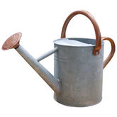 yourjoy front view zinc watering can showing ergonomic handle and balanced pour