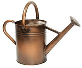 yourjoy galvanized watering can front view showing durable painted finish and classic silhouette for attractive garden display