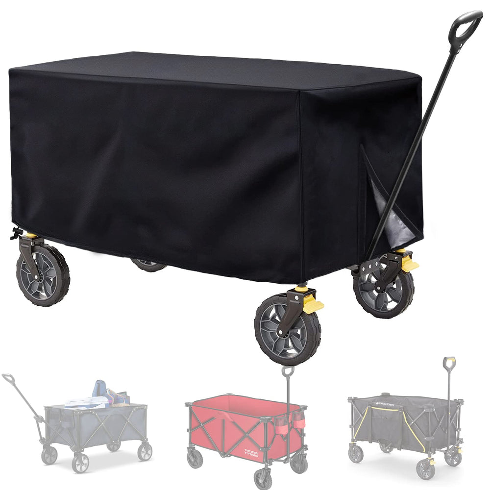 YOUSEEN front view of cover fitted on wagon showing full protection benefit