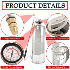 YSMN pressure gauge and safety valve closeup ensuring controlled safe applications