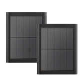 YUELAN Ring solar panel front view showing compact charger and built-in USB-C, enhances camera uptime