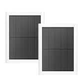 YUELAN front view of solar panel showing slim profile and mount for easy installation