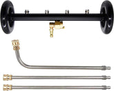 YUET front view of 16-inch water broom showing broad coverage benefit