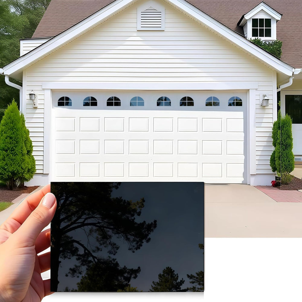YURROAD front view on a two-car garage showing improved curb appeal