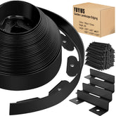 YUYIUS full kit laid out showing border strips and 60 stakes for fast installation