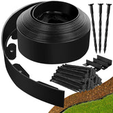 YUYIUS front view of 40ft edging kit showing contents and neat benefit