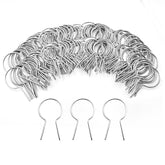 Yyndelicate front pack of 100 aluminum EZ Twist ties showing quantity benefit