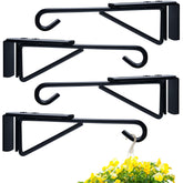 Zacool front view of 4-pack hooks showing durable finish and design benefit