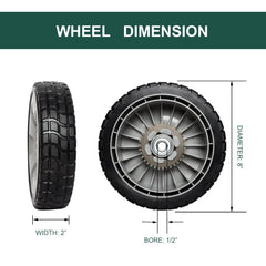 ZALANA rear wheel close-up showing metal gear hub for reliable drive