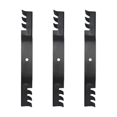 ZALANA toothed blade front view showing sharp edge and improved mulching
