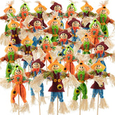 ZAUGONTW front grouping of scarecrows adding festive curb appeal