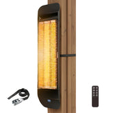 CondoMounts ZeboZap front profile showing compact heater and immediate warmth