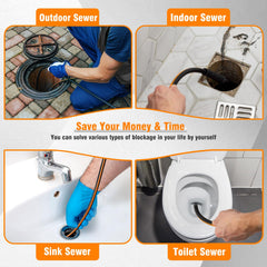 Zebra Clean rotating sewer nozzle detail demonstrating effective debris flushing