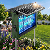 zechuan front view outdoor zapper showing compact design and weatherproof benefit
