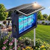 zechuan front view showing outdoor zapper and safety mesh for family protection