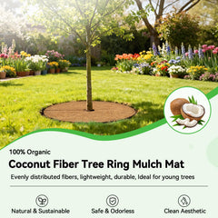 ZeeDix close-up of coconut fiber texture highlighting breathability and moisture retention benefit