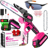 Zeeksaw front view packaged showing compact design and pink finish for easy handling