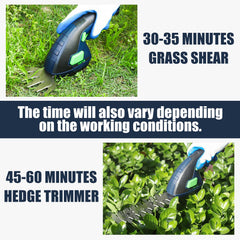 ZEITE close-up of 4-inch grass shear blade for precise edging benefit