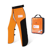 ZELARMAN front apron view showing full waist-to-ankle coverage and protection