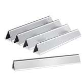 Zemibi front view of five flavorizer bars shows durable stainless steel and improved longevity