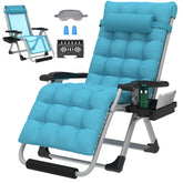 ZENPETIO front view of XL zero gravity chair showing roomy seat and comfort