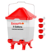 ZenxyHoC front view bucket showing stable base and four cups for consistent access