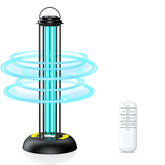 ZETAWALE front view showing lamp and base, demonstrating easy placement benefit
