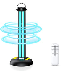 ZETAWALE front view showing lamp and base, demonstrating easy placement benefit