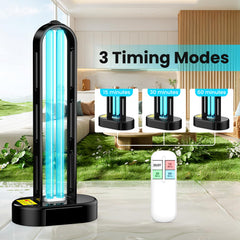 ZETAWALE remote control and timer showcasing hands-free operation