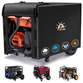 Zettum front view of 32 inch cover protecting generator from weather