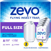 ZEVO front view with plug in bases showing compact design and quiet operation