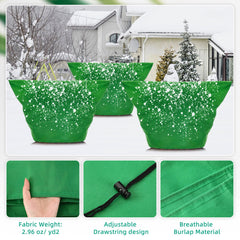 Zhengmy drawstring detail secured at plant base for windproof benefit