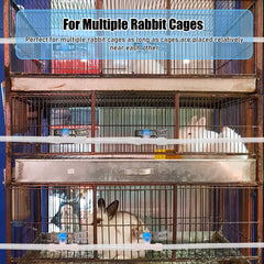 ZHEQOGZH tubing and tee fittings laid out to illustrate easy multiple-cage connections