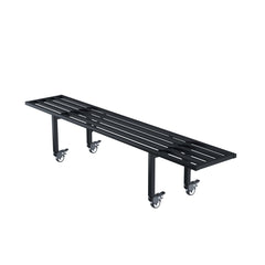 Zhongma front view of full metal plant stand showing sturdy construction and space-saving design