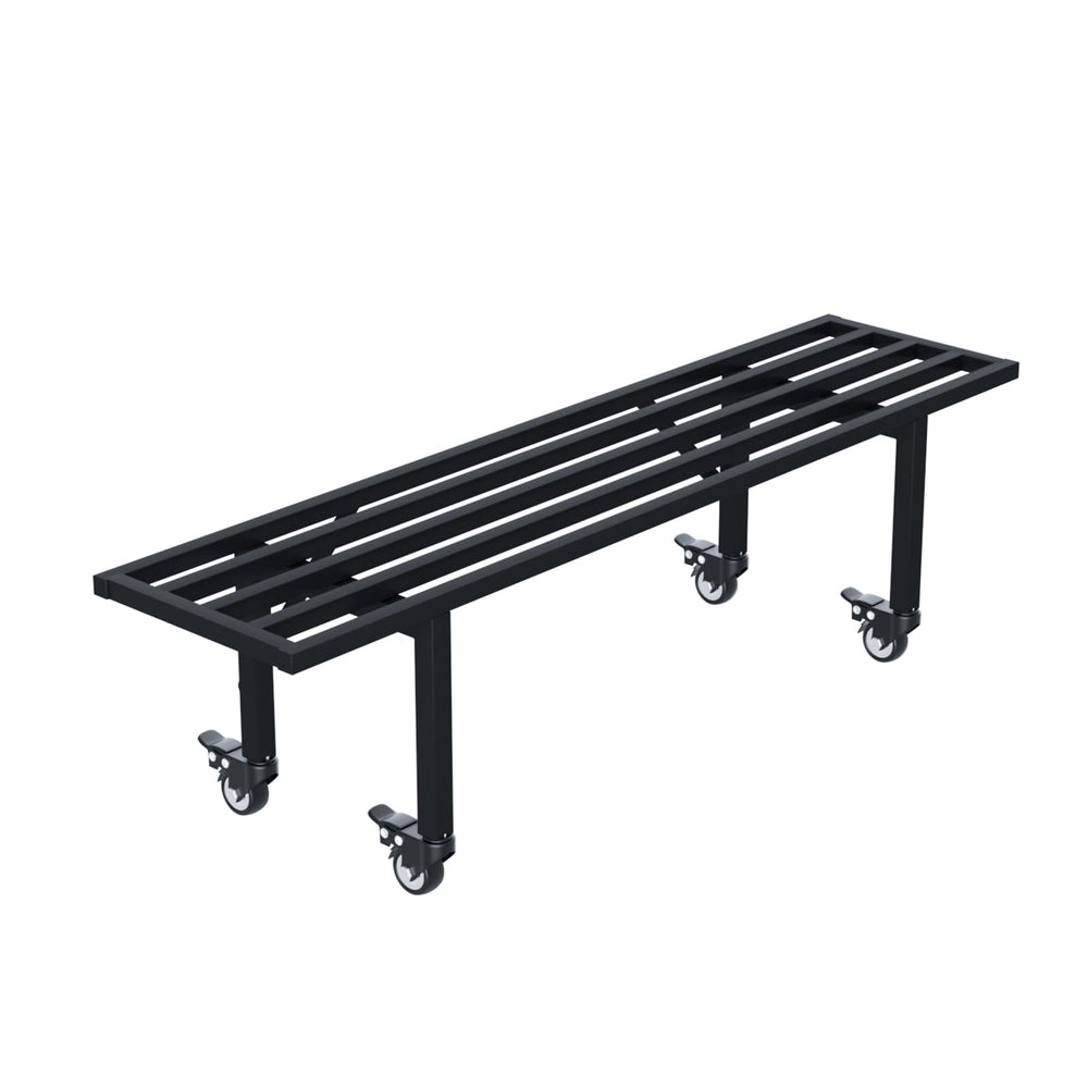 Zhongma front view of metal plant stand showing full length and finish benefit