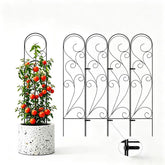 Zhongma front view of four trellises showing compact pack and ready-to-use benefit