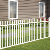 Zippity Outdoor Products white front panel showing full assembly and curb appeal