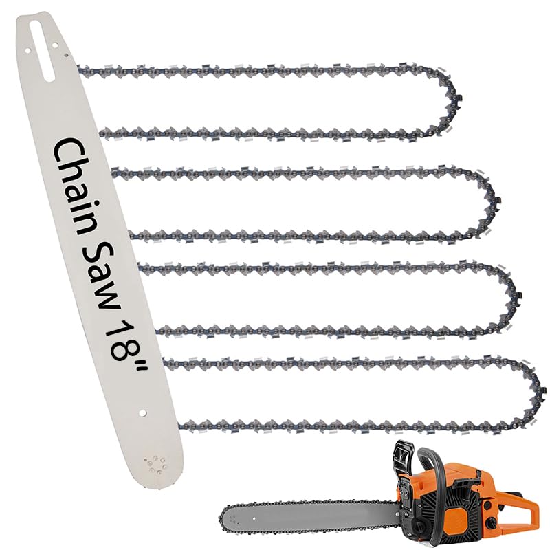 ZIYIZE 18-inch guide bar front view showing durable construction and fit