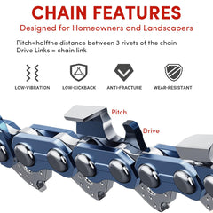 ZIYIZE full kit with four chains and bar for quick replacements onsite