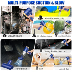 ZLieatmp seven attachments laid out for versatile cleaning tasks