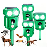 ZLieatmp front view of four units showing setup and yard protection benefit