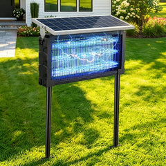 ZLieatmp front view with solar panel showing all-round insect protection