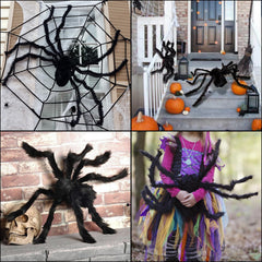 ZMCINER porch display at night delivering dramatic Halloween impact