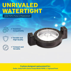 Zodiac lid top detail highlighting robust construction benefit