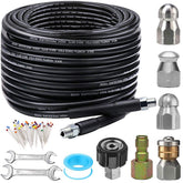 ZOFINE front package showing full sewer jetter kit and benefits
