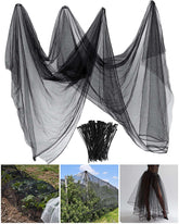 Zonon front view of black mesh roll showing compact packaging and size benefit