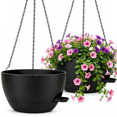 zople front view showing large 12-inch planter and modern matte finish benefit low-maintenance display