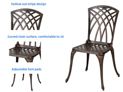 ZOTORUN tabletop with umbrella hole displays convenience for shade and dining